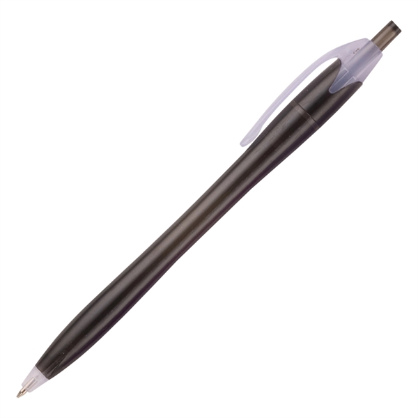 Hourglass shaped barrel frost pen with plunger-action mechanism.... from ASI 90859 Tempo Industries Inc / Tempoline