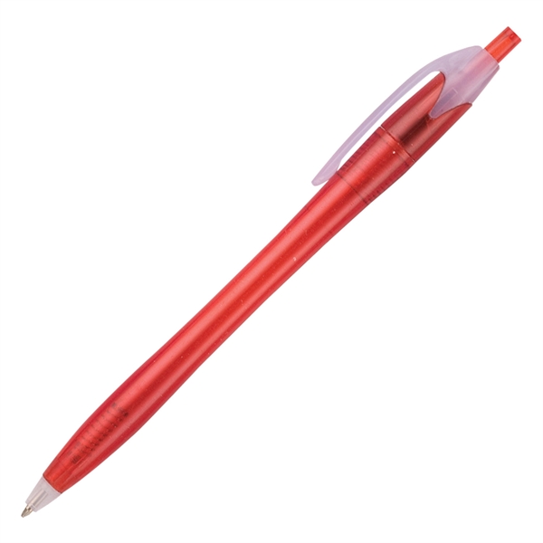 Hourglass shaped barrel frost pen with plunger-action mechanism.... from ASI 90859 Tempo Industries Inc / Tempoline