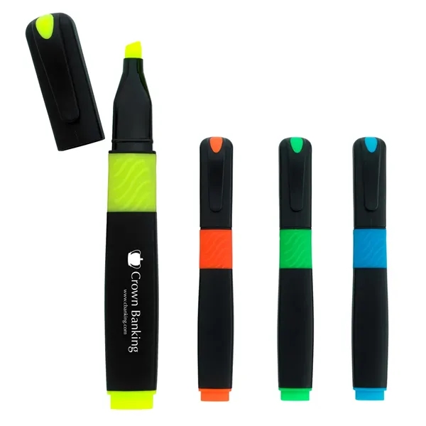 Highlighter with fade resistant ink and chisel tip.... from ASI 61125 Hit Promotional Products / Hit®