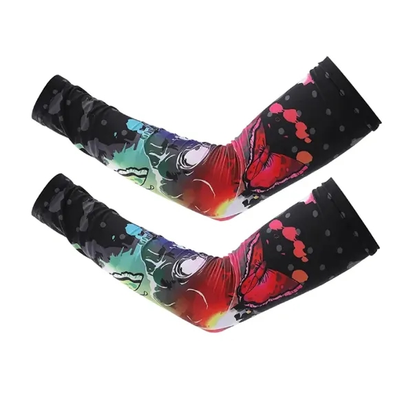 Cycling sports cooling arm sleeve plus digital printing on front side... from ASI 37218 Athena Promo (tm)