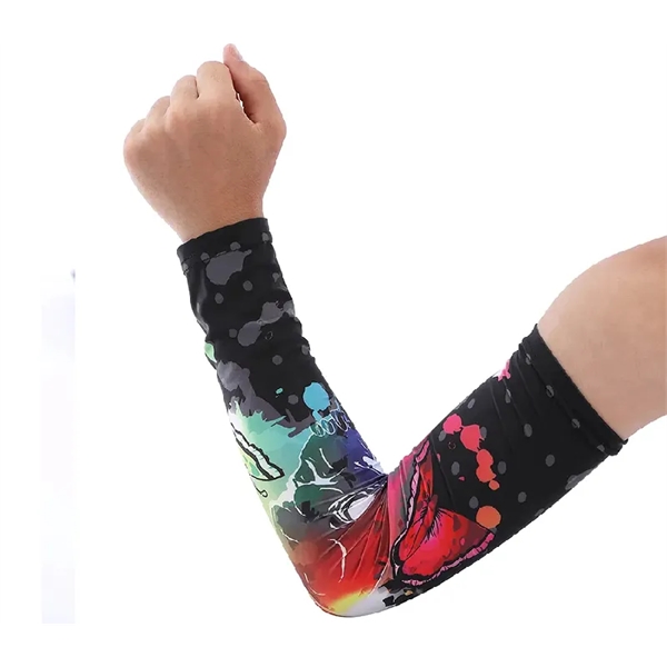 Cycling sports cooling arm sleeve plus digital printing on front side... from ASI 37218 Athena Promo (tm)