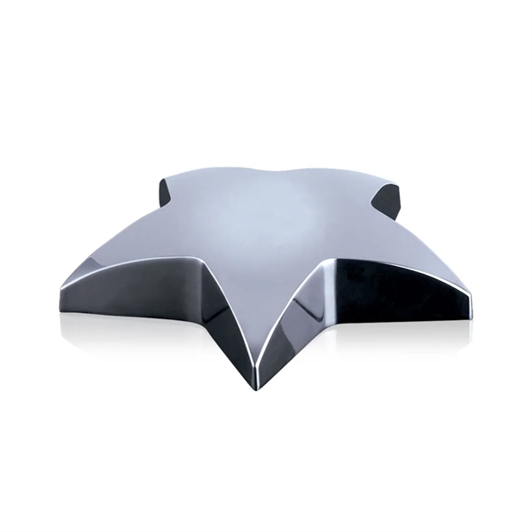Opulent, dazzling 4-inch star paperweight in 3 metallic finishes.... from ASI 84592 St Regis Group / St Regis
