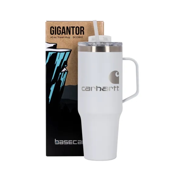 Introducing the BaseCamp Gigantor 40 oz Travel Mug - your perfect... from ASI 88060 Snugz/USA Inc
