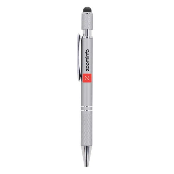 Crafted with a matte metallic aluminum barrel, this pen offers a... from ASI 88060 Snugz/USA Inc