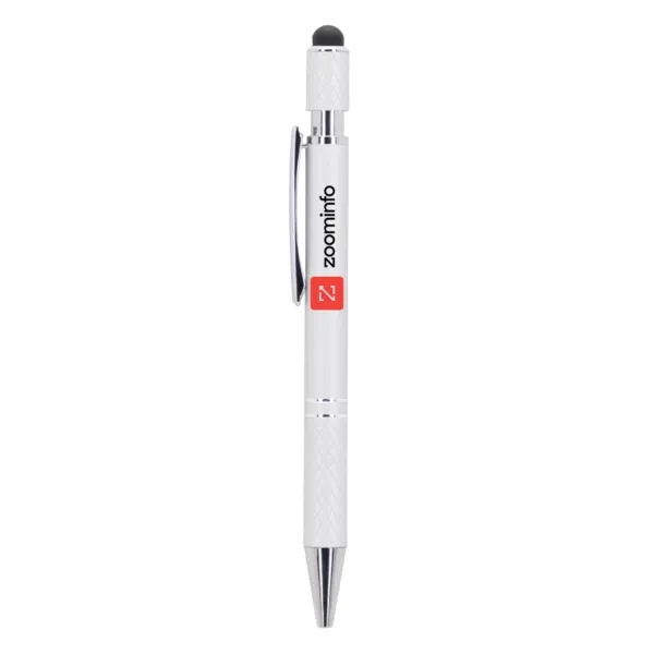 Crafted with a matte metallic aluminum barrel, this pen offers a... from ASI 88060 Snugz/USA Inc