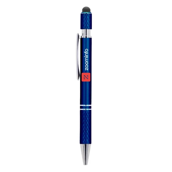 Crafted with a matte metallic aluminum barrel, this pen offers a... from ASI 88060 Snugz/USA Inc