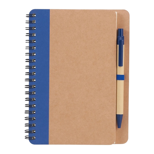 Spiral Notebook with Pen 5" x 7" Eco Friendly... from ASI 89971 Stuff A Mug
