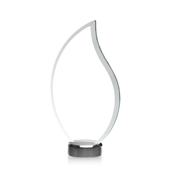 Flame shaped VividPrint Bentworth Award with aluminum base... from ASI 84592 St Regis Group / St Regis