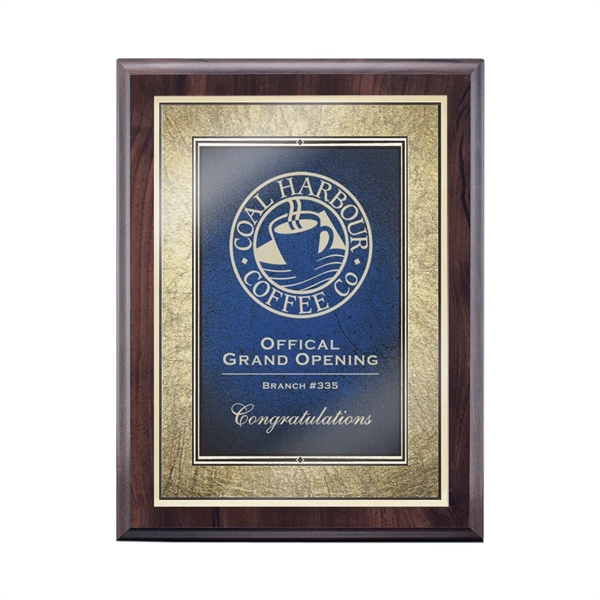 Farnsworth/Tamara Plaque - Cherry/Blue 7"x9"... from ASI 84592 St Regis Group / St Regis