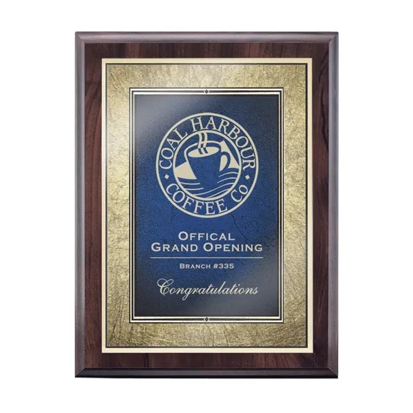 Farnsworth/Tamara Plaque - Cherry/Blue 7"x9"... from ASI 84592 St Regis Group / St Regis