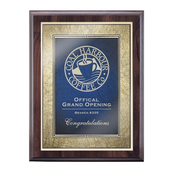 Farnsworth/Tamara Plaque - Cherry/Blue 7"x9"... from ASI 84592 St Regis Group / St Regis