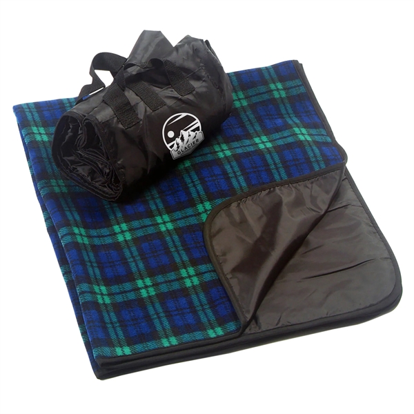 Picnic blanket measuring 50" x 60" made of fleece/nylon for a... from ASI 44900 NC Custom (CI/Lanco) / Lanco