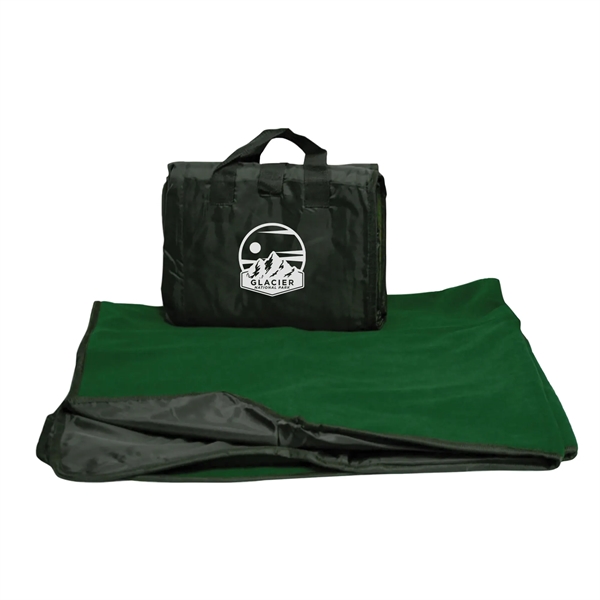 Picnic blanket measuring 50" x 60" made of fleece/nylon for a... from ASI 44900 NC Custom (CI/Lanco) / Lanco