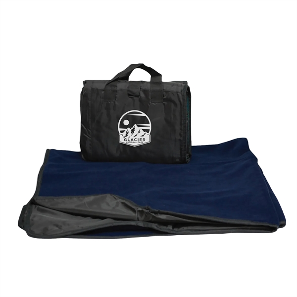 Picnic blanket measuring 50" x 60" made of fleece/nylon for a... from ASI 44900 NC Custom (CI/Lanco) / Lanco