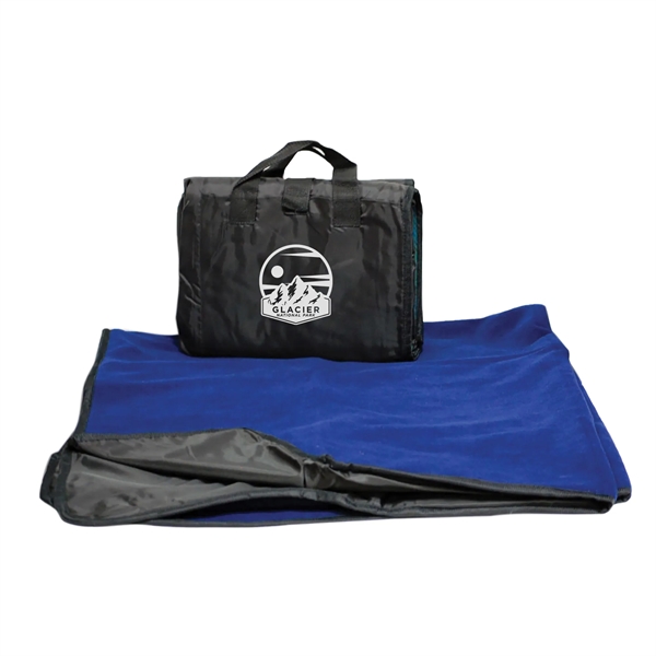 Picnic blanket measuring 50" x 60" made of fleece/nylon for a... from ASI 44900 NC Custom (CI/Lanco) / Lanco