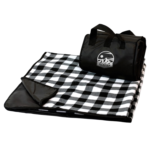 Picnic blanket measuring 50" x 60" made of fleece/nylon for a... from ASI 44900 NC Custom (CI/Lanco) / Lanco