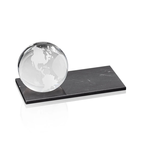 Classic Optical Globe, etched with the worlds continents, mounted on a... from ASI 84592 St Regis Group / St Regis
