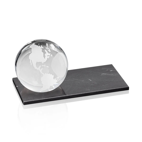 Classic Optical Globe, etched with the worlds continents, mounted on a... from ASI 84592 St Regis Group / St Regis