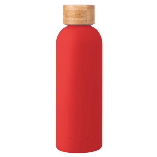 17 oz. double-wall insulated stainless steel bottle with rubberized finish, wide... from ASI 61125 Hit Promotional Products / Hit®