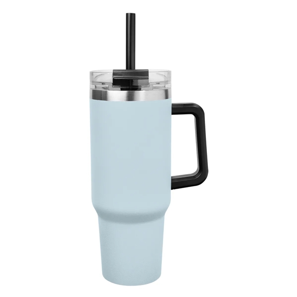 40 oz. stainless steel tumbler with double wall vacuum insulated construction,... from ASI 61125 Hit Promotional Products