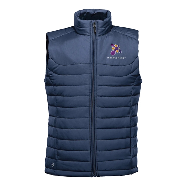 Men's vest with a water-repellent finish, quilted body and zippered pockets.... from ASI 61125 Hit Promotional Products / Hit®