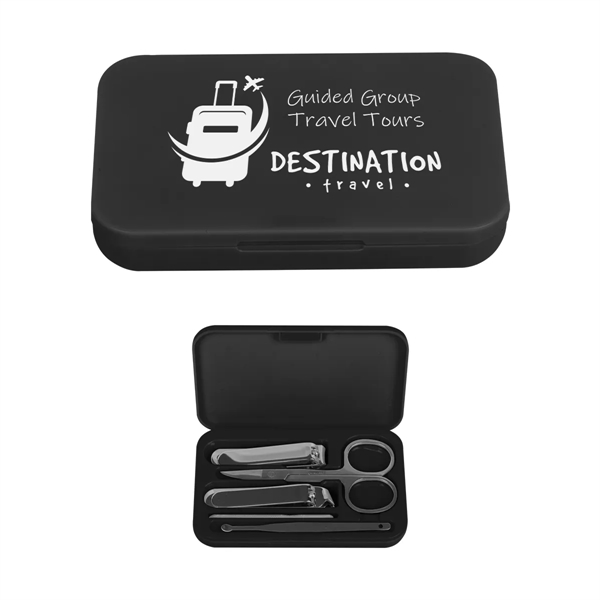 Manicure set with a pair of diagonal nail clippers, nail file,... from ASI 61125 Hit Promotional Products / Hit®