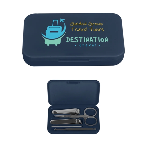 Manicure set with a pair of diagonal nail clippers, nail file,... from ASI 61125 Hit Promotional Products / Hit®