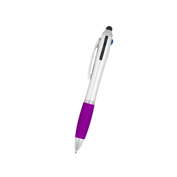3-in-1 stylus pen with a unique grip design.... from ASI 61125 Hit Promotional Products / Hit®