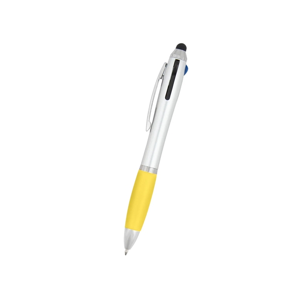 3-in-1 stylus pen with a unique grip design.... from ASI 61125 Hit Promotional Products / Hit®