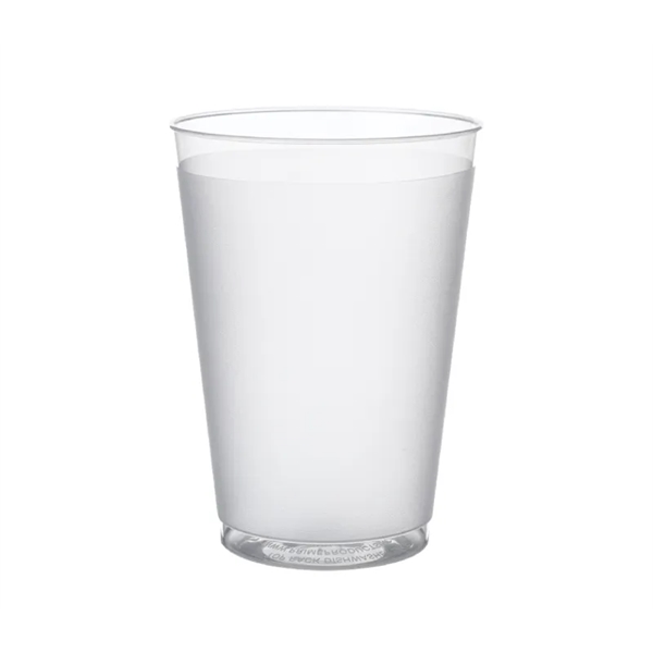 12 oz. Flexible Frosted Stadium Plastic Cup plus 1 color silkscreen... from ASI 37218 Athena Promo (tm)