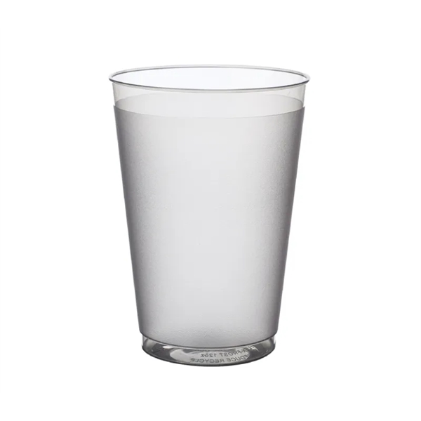 12 oz. Flexible Frosted Stadium Plastic Cup plus 1 color silkscreen... from ASI 37218 Athena Promo (tm)