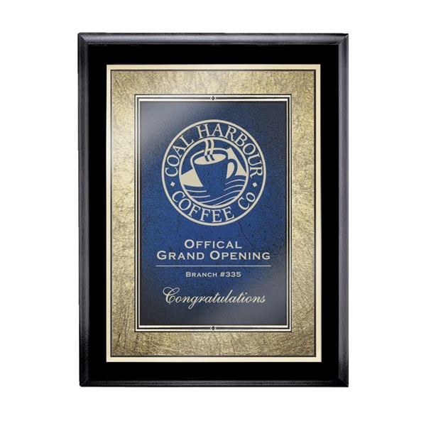 Farnsworth/Tamara Plaque - Black/Blue 7"x9"... from ASI 84592 St Regis Group / St Regis