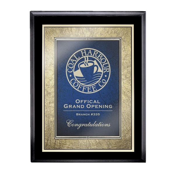 Farnsworth/Tamara Plaque - Black/Blue 7"x9"... from ASI 84592 St Regis Group / St Regis