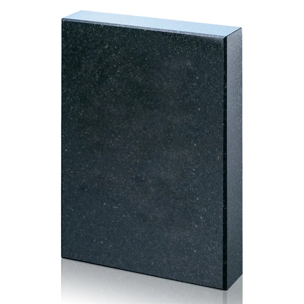 A 1" thick, 3" X 4" Rectangle of polished black granite... from ASI 84592 St Regis Group / St Regis