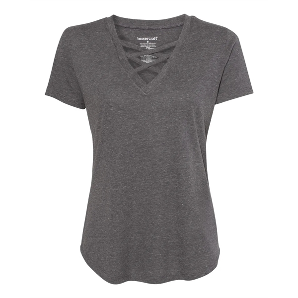 Women's Cage Front T-Shirt... from ASI 84358 S&S Activewear