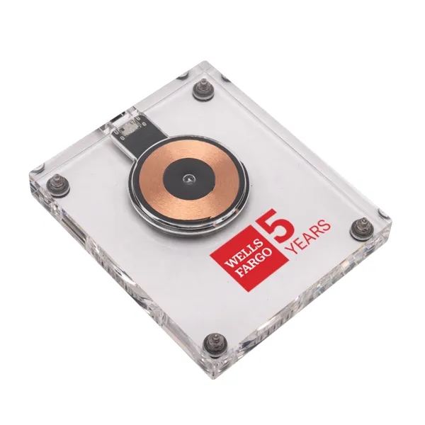 Introducing the Clear Wireless Charger: a sleek and modern solution for... from ASI 88060 Snugz/USA Inc