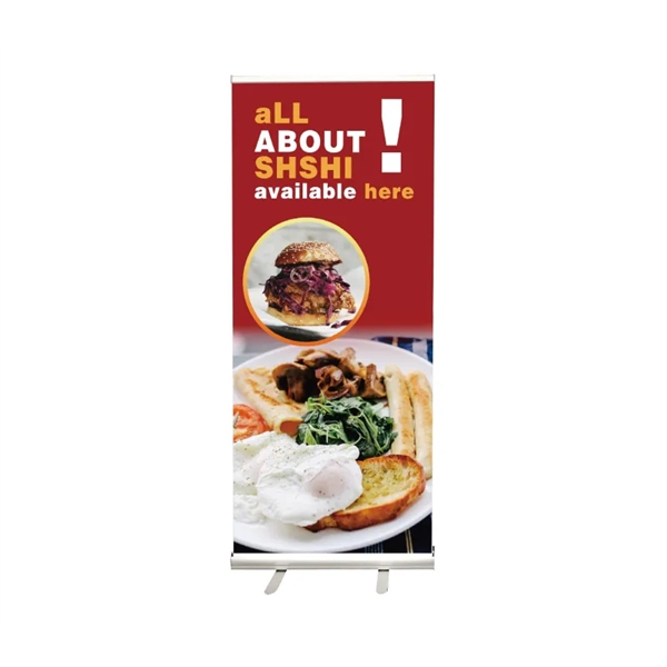 Fabric popup banner with aluminum base plus full color digital printing... from ASI 37218 Athena Promo (tm)