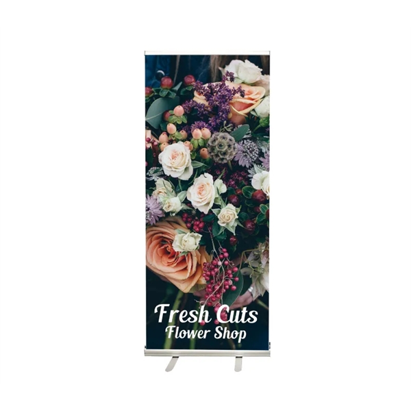 Fabric popup banner with aluminum base plus full color digital printing... from ASI 37218 Athena Promo (tm)