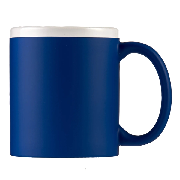 11 oz. soft touch coffee mug with C-handle for easy gripping.... from ASI 52840 Evans Manufacturing