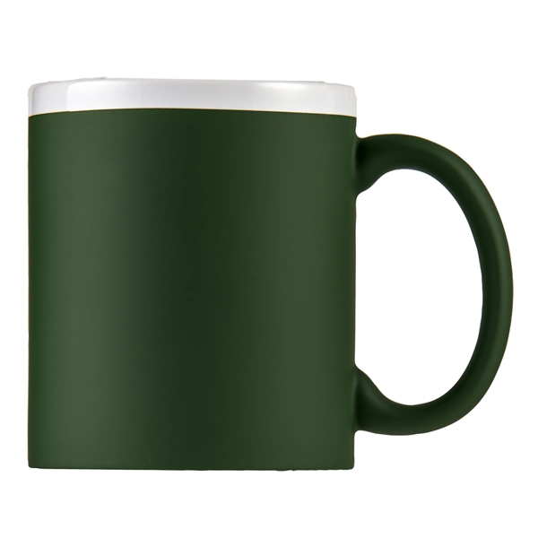 11 oz. soft touch coffee mug with C-handle for easy gripping.... from ASI 52840 Evans Manufacturing