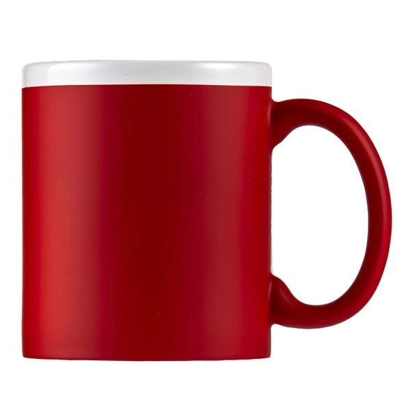 11 oz. soft touch coffee mug with C-handle for easy gripping.... from ASI 52840 Evans Manufacturing