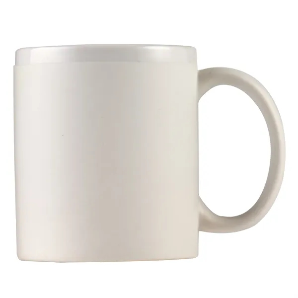 11 oz. soft touch coffee mug with C-handle for easy gripping.... from ASI 52840 Evans Manufacturing