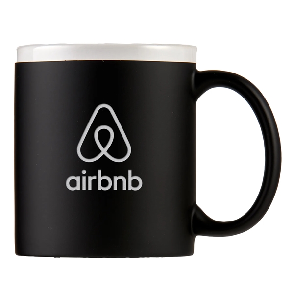 11 oz. soft touch coffee mug with C-handle for easy gripping.... from ASI 52840 Evans Manufacturing