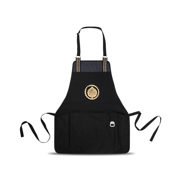Cotton apron with multiple pockets for grilling essentials.... from ASI 56070 Gemline / Gemline®