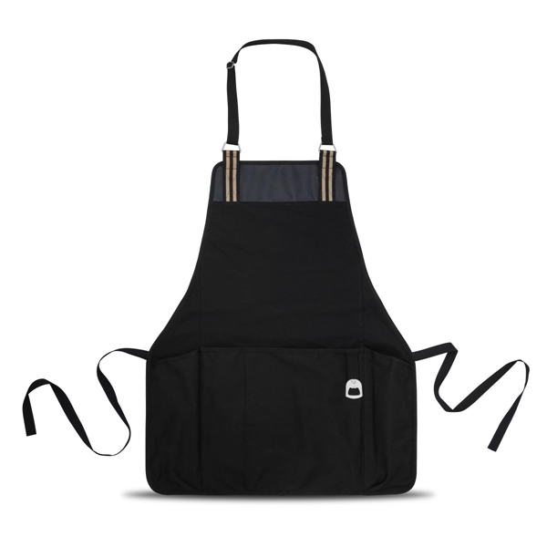 Cotton apron with multiple pockets for grilling essentials.... from ASI 56070 Gemline / Gemline®