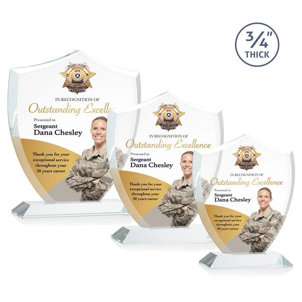 Scudo Shield VividPrint™ Award - Clear... from ASI 84592 St Regis Group / St Regis