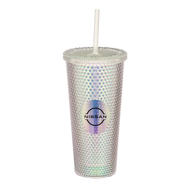 Sip in Style with our Crenshaw Textured 21oz Tumbler w/Straw.... from ASI 84592 St Regis Group