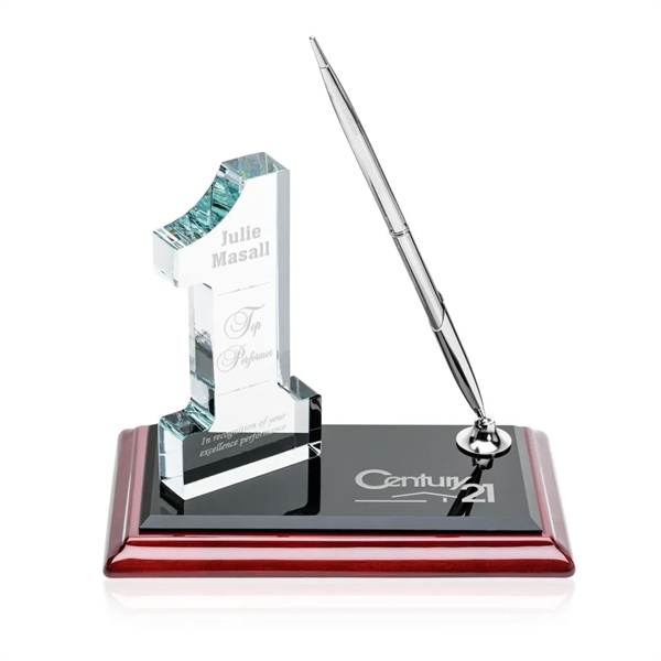 Charming Pen set features an optical #1... from ASI 84592 St Regis Group / St Regis