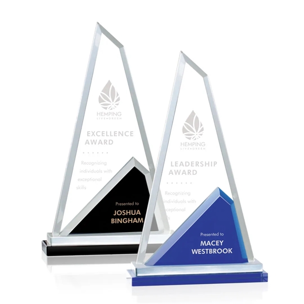 Brilliant Clear and Grey or Clear and Blue Starfire award on... from ASI 84592 St Regis Group / St Regis