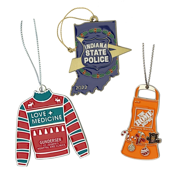 Zinc alloy Christmas decorations with hanging string.... from ASI 52263 EMT / EMT EMT EASY